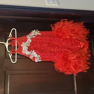 Girls Classy Jazz Costume w/ Sleeves